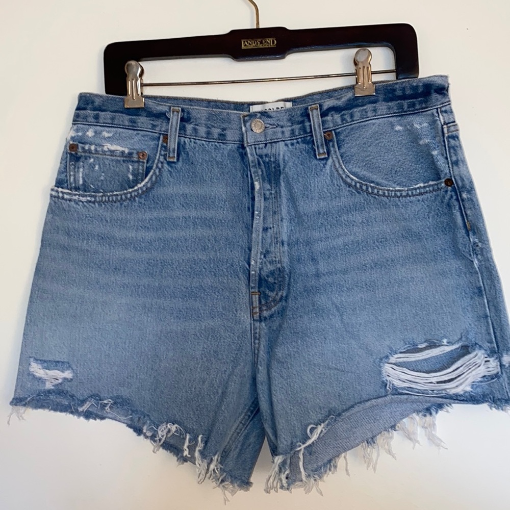 Agolde Riley Denim Jean Shorts size 32